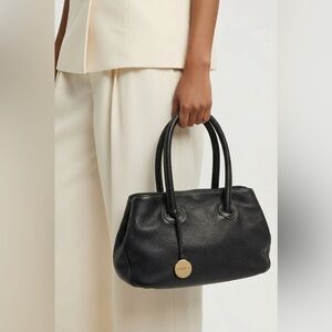 Furla Black Leather Handbag